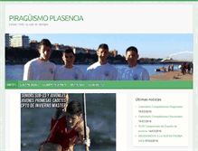 Tablet Screenshot of piraguismoplasencia.com